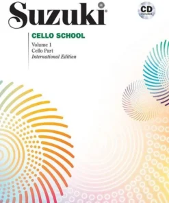 Crescendo Music Suzuki Cello School Book Revised Edition Book With CD Manuscript