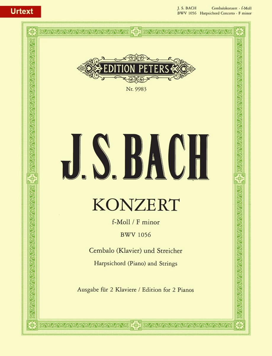 Hal Leonard BACH Concerto No. 5 BWV 1056 F Min 3 Hal Leonard BACH Concerto No. 5 BWV 1056 F Min