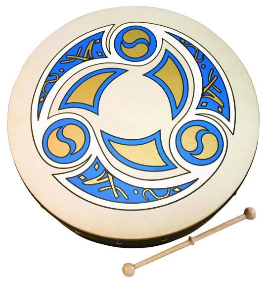 Crescendo Music Waltons 18" Bodhran (Irish Drum) Pack 6 Crescendo Music Waltons 18" Bodhran (Irish Drum) Pack
