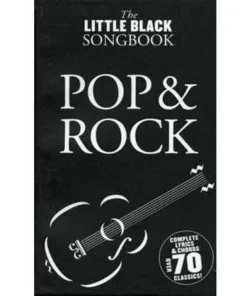 Crescendo Music Little Black Songbook Pop And Rock Guitar Manuscript