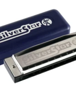 Hohner Silver Star 10-Hole Diatonic Harmonica Folk & Native