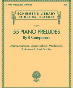 Hal Leonard 55 Piano Preludes By 8 Composers Manuscript