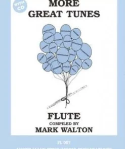 Crescendo Music More Great Tunes Flute Book/CD Mark Walton Manuscript
