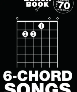 Crescendo Music Little Black Songbook Of 6 Chord Songs Guitar Manuscript