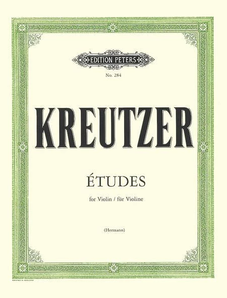 Crescendo Music Kreutzer 42 Studies For Violin 3 Crescendo Music Kreutzer 42 Studies For Violin