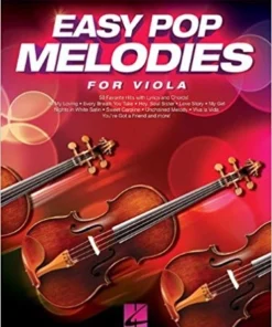 Crescendo Music Manuscript Easy Pop Melodies For Viola