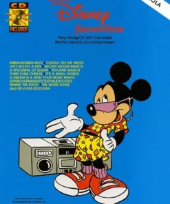 Crescendo Music Easy Disney Favorites For Viola Bk/CD