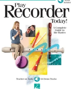 Crescendo Music Play Recorder Today Method Book Manuscript