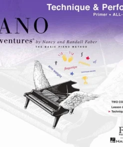 Crescendo Music Manuscript Piano Adventures All In Two : Technique & Performance