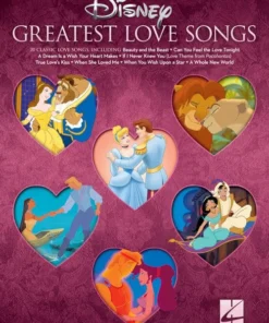Hal Leonard Disney Greatest Love Songs Easy Piano Manuscript