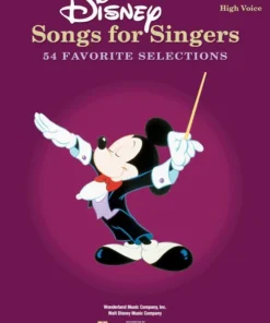 Hal Leonard Disney Songs For Singers High Voice