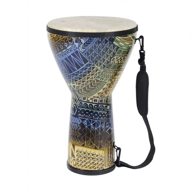 Crescendo Music Percussion REMO 10 Inch Djembe W/ Rainbow Finish 3 Crescendo Music Percussion REMO 10 Inch Djembe W/ Rainbow Finish