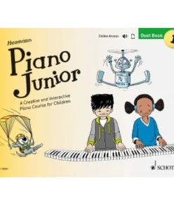 Crescendo Music Manuscript Heumann Piano Junior Duet Book