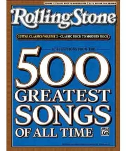 Crescendo Music Rolling Stone Classic Rock To Modern Guitar Classics 1970's-1990 Manuscript