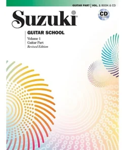 Crescendo Music Suzuki Guitar School Book With CD Revised Ed