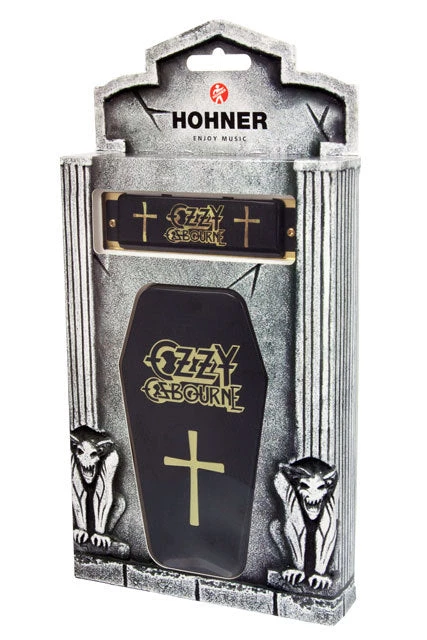 Hohner "Ozzy Osbourne" Signature Series 10-Hole Diatonic Harmonica Folk & Native 3 Hohner "Ozzy Osbourne" Signature Series 10-Hole Diatonic Harmonica Folk & Native
