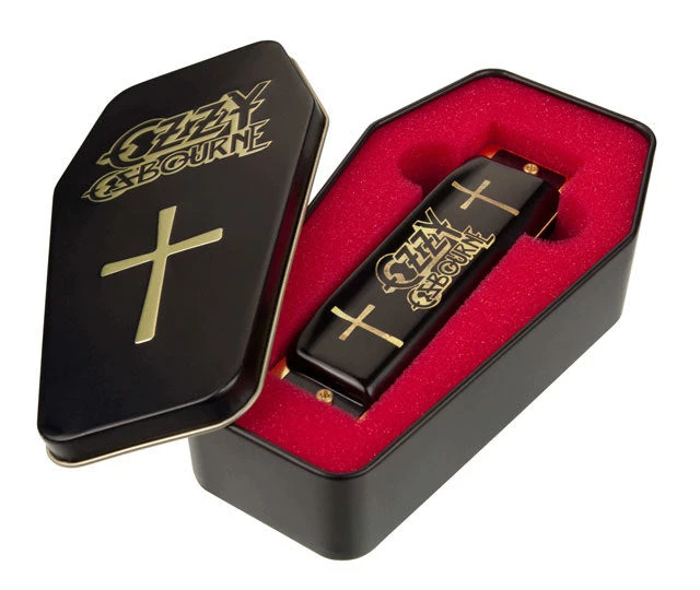 Hohner "Ozzy Osbourne" Signature Series 10-Hole Diatonic Harmonica Folk & Native 4 Hohner "Ozzy Osbourne" Signature Series 10-Hole Diatonic Harmonica Folk & Native