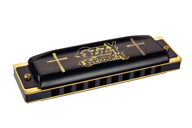 Hohner "Ozzy Osbourne" Signature Series 10-Hole Diatonic Harmonica Folk & Native 6 Hohner "Ozzy Osbourne" Signature Series 10-Hole Diatonic Harmonica Folk & Native
