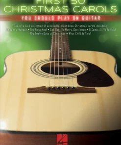 Crescendo Music FIRST 50 CHRISTMAS CAROLS YOU SHOULD PLAY ON GUITAR Manuscript
