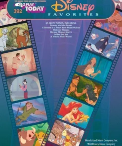 Crescendo Music Manuscript EZ Play 392 Disney Favorites