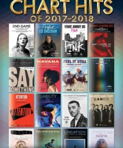 Crescendo Music Chart Hits Of 2017-2018 Easy Piano Manuscript