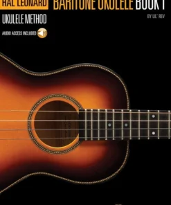 Crescendo Music Manuscript Hal Leonard Baritone Ukulele Book 1 BK/OLA