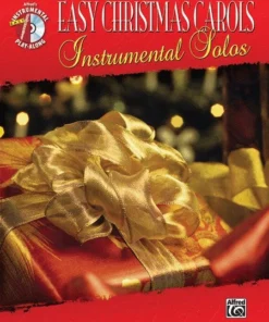 Crescendo Music Easy Christmas Carols Instrumental Solos Flute BK / CD