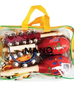 Crescendo Music Percussion Pack 9 Pieces With Bag
