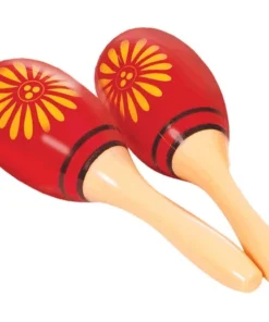 Crescendo Music Pair Of Plastic Maracas Percussion