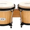 Crescendo Music Toca 6 & 6-3/4" Synergy Series Wooden Bongos In Natural 2 Crescendo Music Toca 6 & 6-3/4" Synergy Series Wooden Bongos In Natural