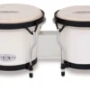 Crescendo Music Percussion Toca 6 & 7" Synergy Series Synthetic Bongos In White 1 Crescendo Music Percussion Toca 6 & 7" Synergy Series Synthetic Bongos In White