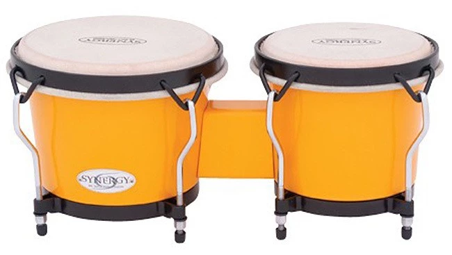 Crescendo Music Toca 6 & 7" Synergy Series Synthetic Bongos In Yellow Percussion 3 Crescendo Music Toca 6 & 7" Synergy Series Synthetic Bongos In Yellow Percussion