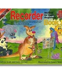 Crescendo Music Progressive Recorder Method For Young Beginners Book 1 CD/DVD