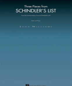 Crescendo Music Manuscript Three Pieces From Schindler's List Violin & Piano Duet