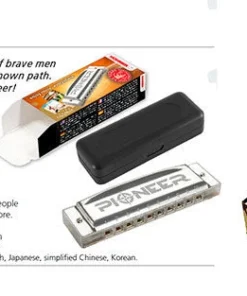 Folk & Native Hohner Pioneer Harps Counter Display Box Of 10 In The Key Of C 7 Folk & Native Hohner Pioneer Harps Counter Display Box Of 10 In The Key Of C