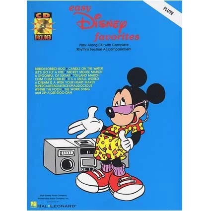 Hal Leonard Easy Disney Favourites Flute Book / CD Manuscript 3 Hal Leonard Easy Disney Favourites Flute Book / CD Manuscript