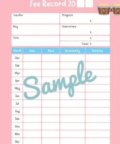 Alfred Poco Studio Lesson Assignment Book Manuscript