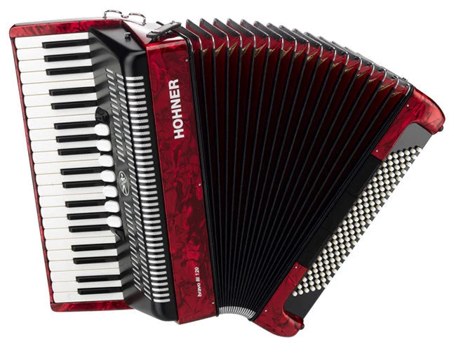 Hohner Bravo III 96 Bass Chromatic Accordion 4 Hohner Bravo III 96 Bass Chromatic Accordion