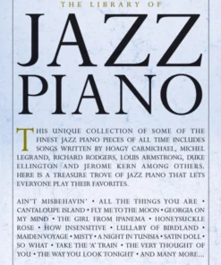 Crescendo Music Manuscript The Library Of Jazz Piano - Piano Solo