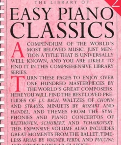 Crescendo Music Manuscript The Library Of Easy Piano Classics Book 2 - Easy Piano