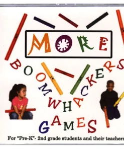 Percussion Boomwhackers "More Boomwhacker Games" CD Only