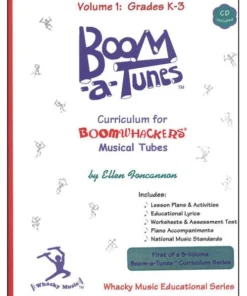 Boomwhackers "Boom-a-Tunes" Curriculum Book/CD Percussion