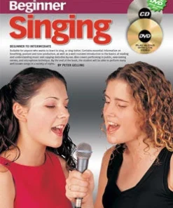 Crescendo Music Progressive Beginner Singing Book With CD & DVD