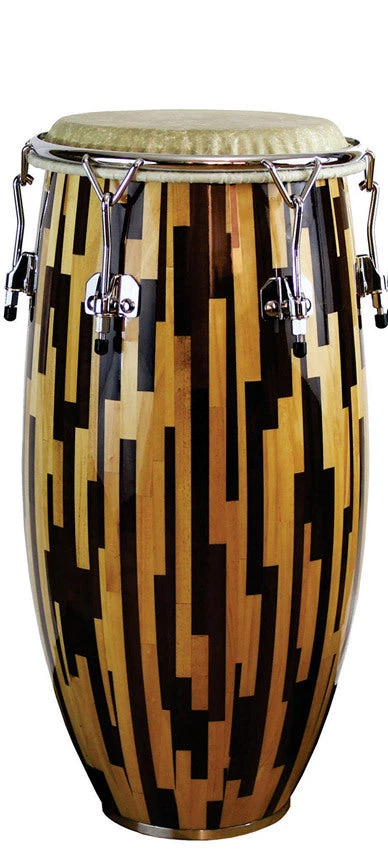 A Tempo Jaspe Dos Tonos Series 11-3/4" Conga In Gloss Finish Percussion 3 A Tempo Jaspe Dos Tonos Series 11-3/4" Conga In Gloss Finish Percussion
