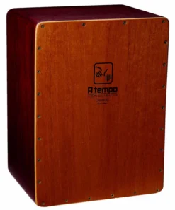 A Tempo Percussion Cajoncita Mohena Flamenco Cajon In Natural Satin Finish