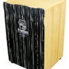 A Tempo Performance Series Cajon In Black Wood Grain Matte Percussion