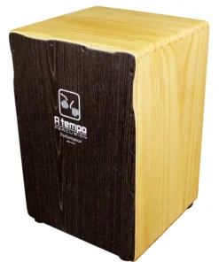 A Tempo Performance Series Cajon In Java Stripe Matte Percussion