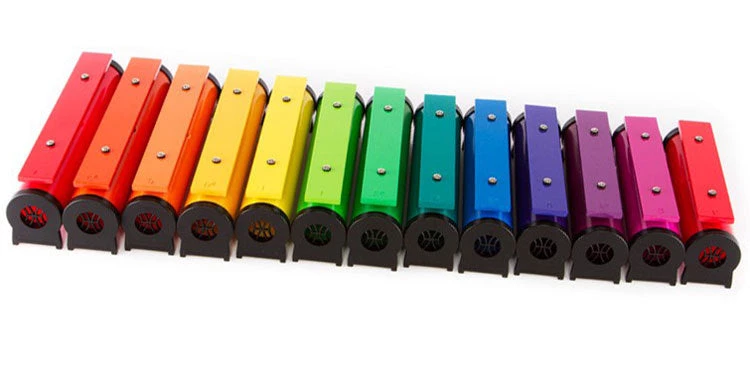 Crescendo Music Chroma-Notes 13-Note Tube Resonator Bell Set Percussion 3 Crescendo Music Chroma-Notes 13-Note Tube Resonator Bell Set Percussion