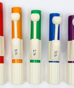 Crescendo Music Chroma-Notes Student 5-Note Expansion Handchimes Set Percussion