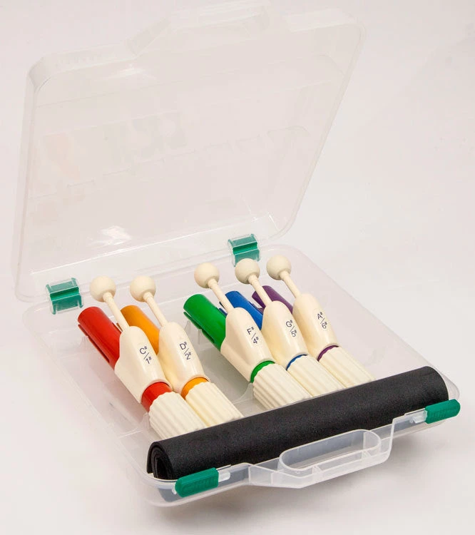 Crescendo Music Chroma-Notes Student 5-Note Expansion Handchimes Set Percussion 5 Crescendo Music Chroma-Notes Student 5-Note Expansion Handchimes Set Percussion